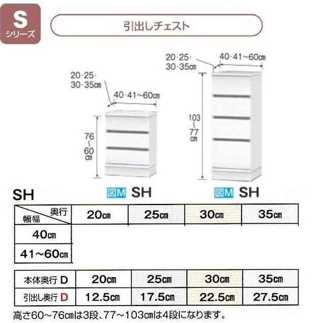 すきまくん カウンタ下収納 Ｓ 受注生産品 送料無料 (込)一部地区除く 品番806113 CSD ＳＨ チェスト 日本製 完成品 窓下 壁際 キッチン ダイニング 隙間家具の画像