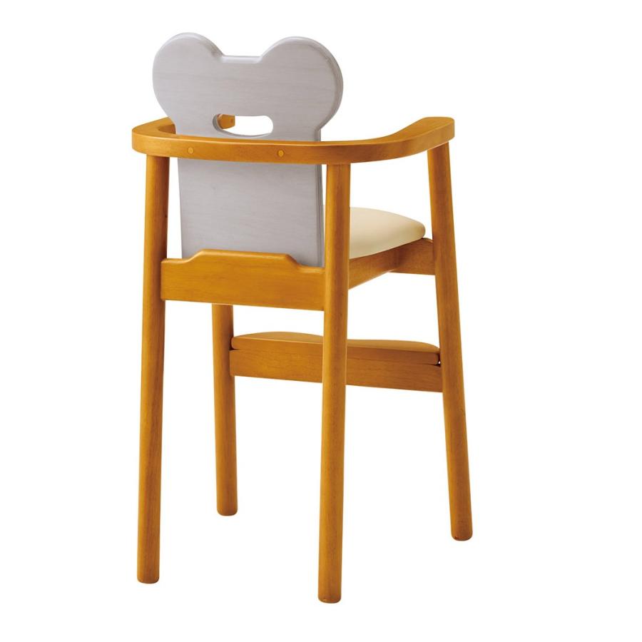 ろん 【美品】 木製 ベビーチェア キッズチェア ベビーチェアー 品番808102 完成品 チャイルドチェアー 業務用家具