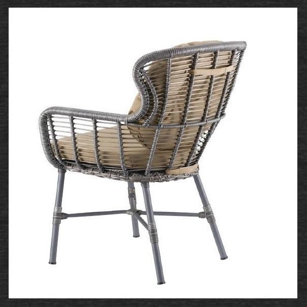 椅子 品番808187 オープンカフェチェアー 既製品 野外椅子 籐 ラタン ダイニングチェアー ダイニング椅子 業務用 店舗 ホテル レストラン テラス 庭 ベランダ 椅子 ダイニングチェアー ホテル レストラン