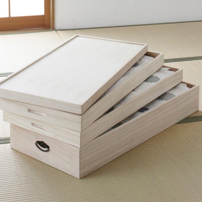 桐の衣装ケース 桐の衣装ケース 桐収納 日本製 品番902240 総桐衣装箱 移動が楽