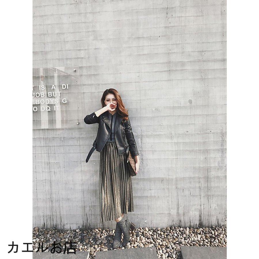 直送商品 ライダース ジャケット 冬 秋 合皮 羽織り 長袖 Puレザー アウター ジャンパー ブルゾン フェイクレザー レディース 革ジャン レザー ジャケット サイズ Xl Hassoncaterers Com