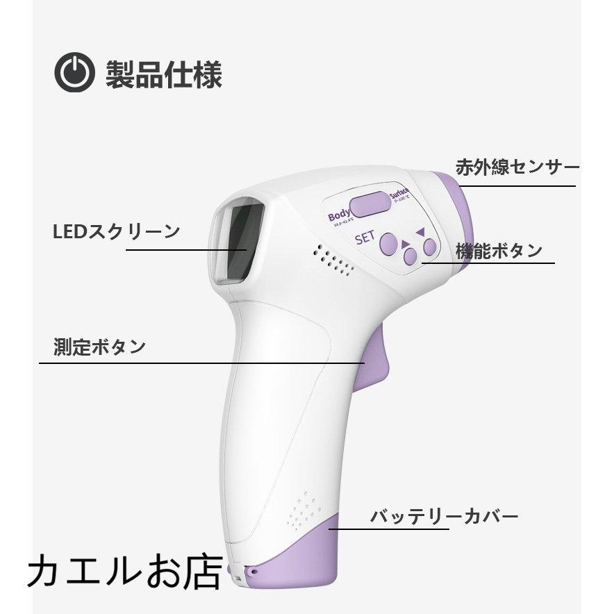 ここひえ 最安値 おでこ 体温計 非接触型 日本製 センサー搭載 非接触体温計 検温器 非接触 非接触型体温計 赤外線体温計 高精度 デジタル体温計 在庫あり Twq042f 9 カエルお店 通販 Yahoo ショッピング