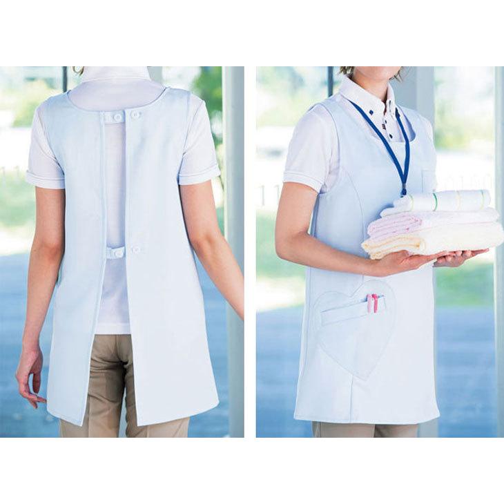 エプロン AZ-861371 ハートポケットエプロン メディカル 医療 看護