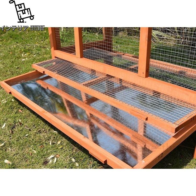 匿名配送 庭用ペットケージ 大型鳥かご 鳥かご 飼育ケージ 小動物ケージ【動物の部屋】組立式 天然杉材 防腐材 安定性抜群 ご自分で取り付ける必要がある 【KUE1074797693】(38150円)