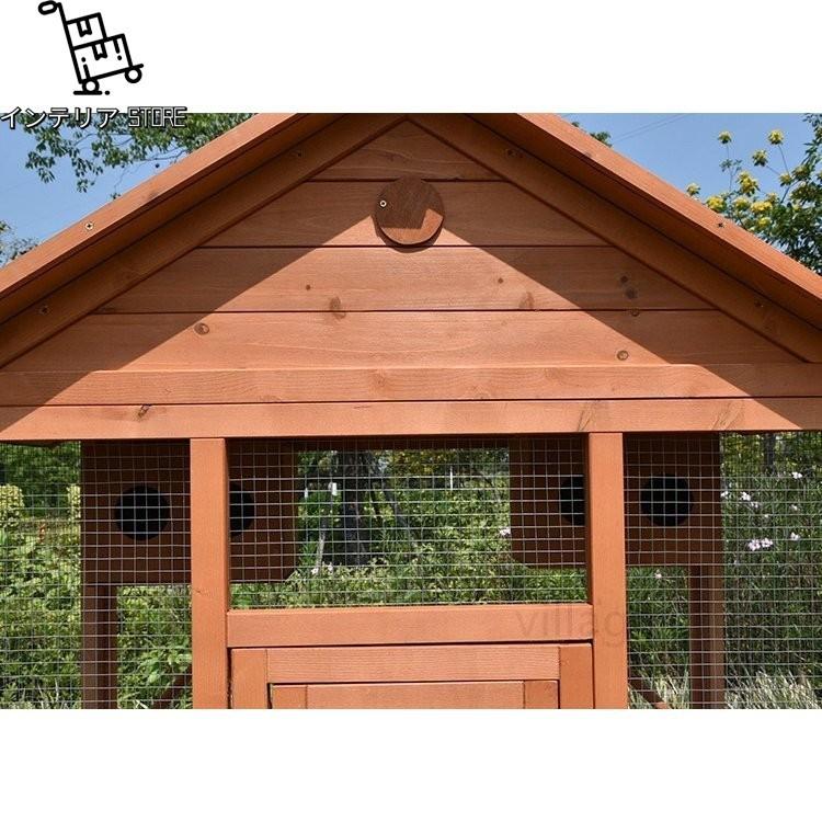 匿名配送 庭用ペットケージ 大型鳥かご 鳥かご 飼育ケージ 小動物ケージ【動物の部屋】組立式 天然杉材 防腐材 安定性抜群 ご自分で取り付ける必要がある 【KUE1074797693】(38150円)