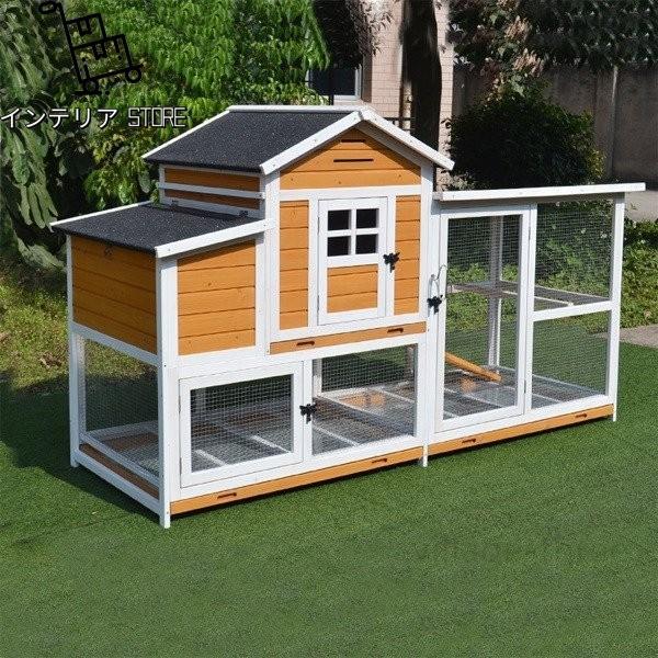 【公式】 ウサギ 屋外飼育 丈夫 ペットケージ 特大別荘 高品質超大型犬ハウス 飼育ケージ 犬 猫 鶏 鴨 猫用 透明なドア 室内外兼用 取り付けやすい 防腐材 【JSB8863205069】(31460円)