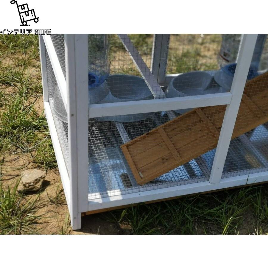 【公式】 ウサギ 屋外飼育 丈夫 ペットケージ 特大別荘 高品質超大型犬ハウス 飼育ケージ 犬 猫 鶏 鴨 猫用 透明なドア 室内外兼用 取り付けやすい 防腐材 【JSB8863205069】(31460円)