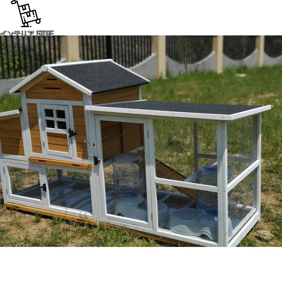 【公式】 ウサギ 屋外飼育 丈夫 ペットケージ 特大別荘 高品質超大型犬ハウス 飼育ケージ 犬 猫 鶏 鴨 猫用 透明なドア 室内外兼用 取り付けやすい 防腐材 【JSB8863205069】(31460円)