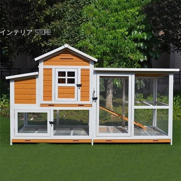 【公式】 ウサギ 屋外飼育 丈夫 ペットケージ 特大別荘 高品質超大型犬ハウス 飼育ケージ 犬 猫 鶏 鴨 猫用 透明なドア 室内外兼用 取り付けやすい 防腐材 【JSB8863205069】(31460円)
