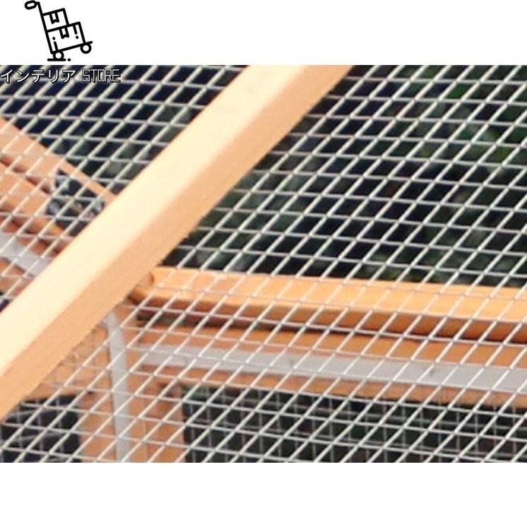 匿名配送 透明なドア 別荘 大型インコ用　バード 鳥籠 飼育ケージ 小動物 ペット 松の木 鳥 鶏 鴨 うさぎ 室外 転倒防止 組立式 防腐材 【H1127902456】(40035円)