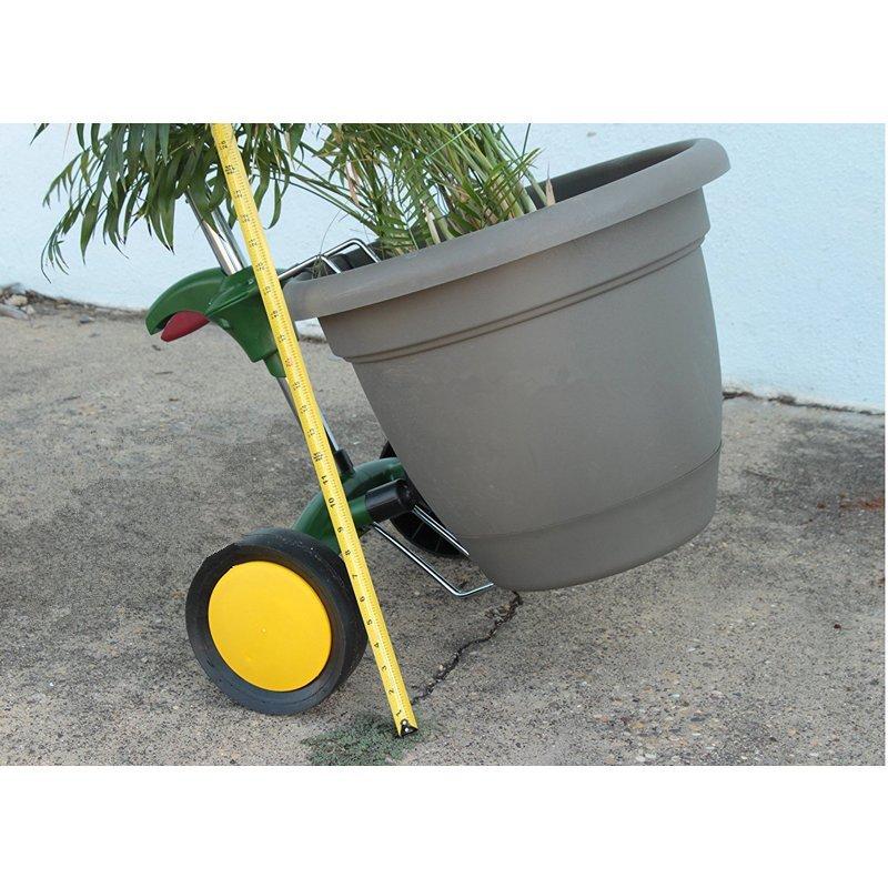 25【新品未使用】 植木用 運搬用 作業用 植木鉢運搬台車 観葉植物鉢植運搬台車 運搬車 運搬台車 スチール製 TPR熱可塑性ゴム素材 【1866580640】(9750円)