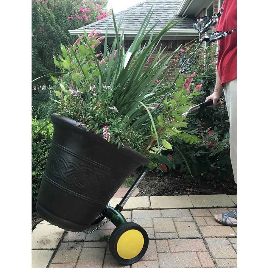 植木用 運搬用 作業用 植木鉢運搬台車 観葉植物鉢植運搬台車 運搬車 運搬台車 スチール製 TPR熱可塑性ゴム素材 