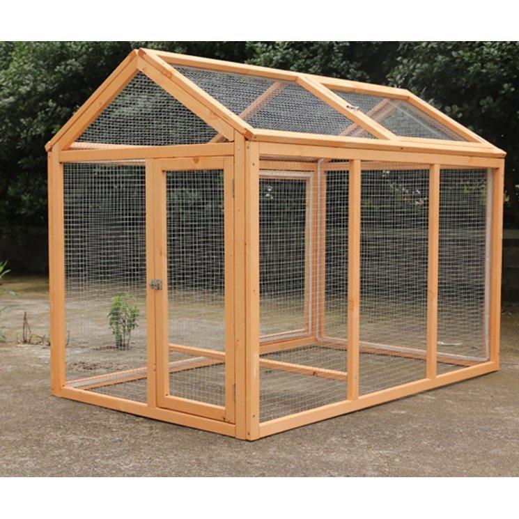 新品☆大型 犬屋 猫 ペット ニワト ニワトリ屋 アヒル 鳥かご あひる小屋 オウム 養殖 飼育 かご 不网 室内外 逃げ出防止