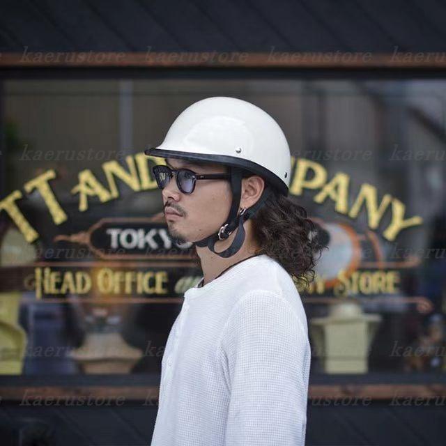 注目ショップハーフヘルメット レトロヘルメット バイク用ヘルメット