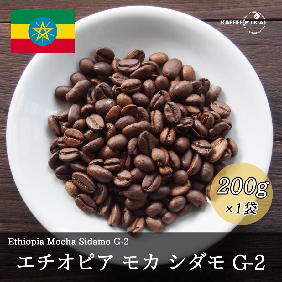 コーヒー豆 コーヒー 豆 珈琲豆 自家焙煎 エチオピア モカ シダモ G-2