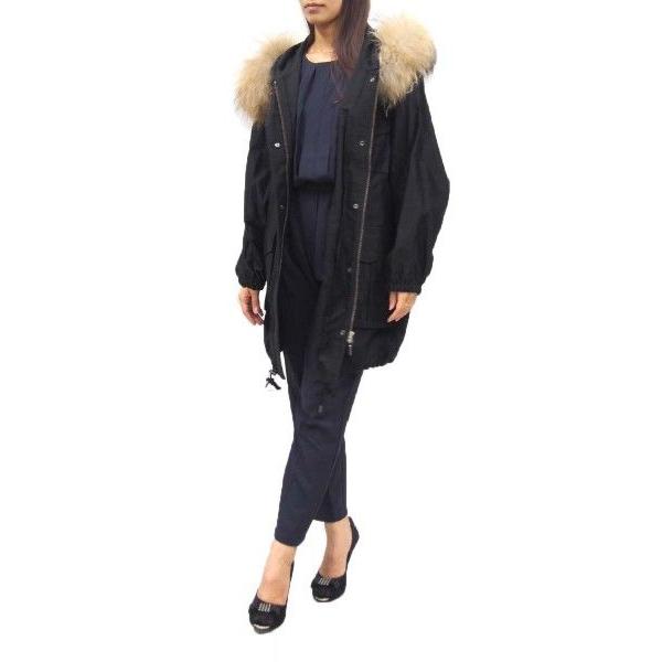 theory ファー付モッズコート
