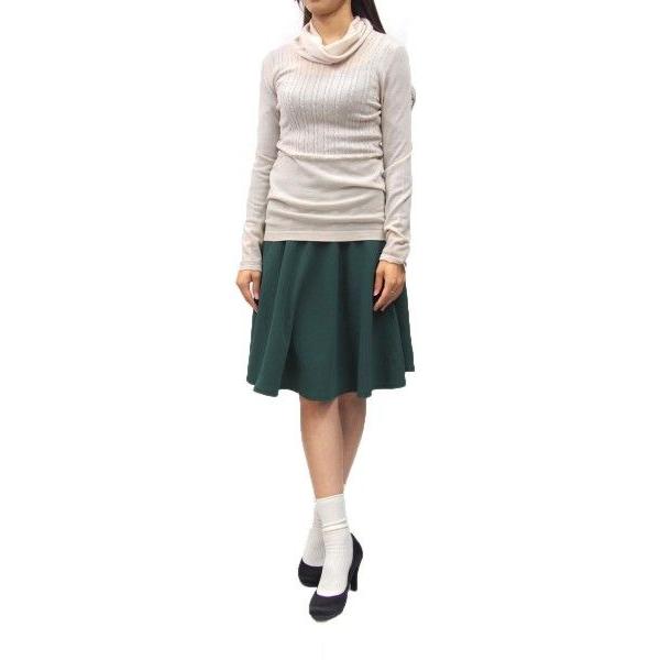 Borgo Trevisoオフタートルデザインニット(サイズ42)(ベージュ)