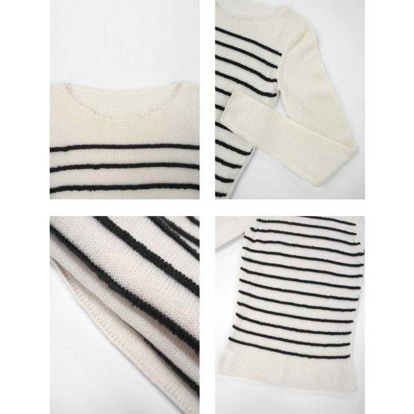 lucien pellat-finet(ルシアンペラフィネ)長袖ボーダーニット