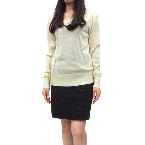 TSEデザインニット(サイズL/XL)(レモンイエロー)