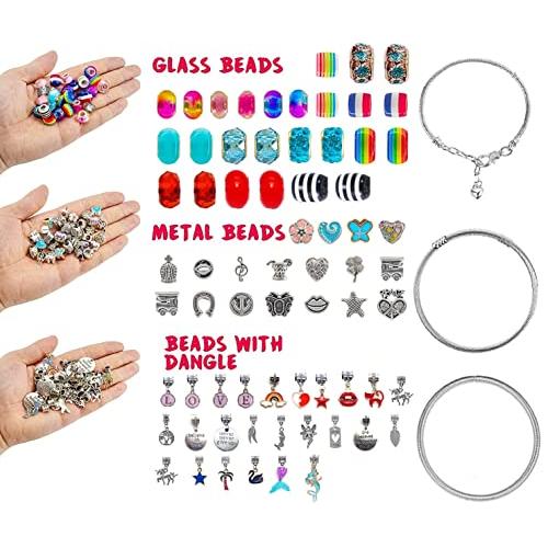  STMT DIY Beaded Jewelry, Makes 15 Premium Jewelry Pieces,  Quality Bracelet Making Kit, Features Letter Beads for Bracelets, Enameled  Bracelet Charms, Jewelry Making Supplies, Great Teen Girl Gifts :  Everything Else