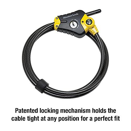 新品ショップ Master Lock 8413DPF Python Adjustable Locking Cable 6-Foot x 38-inch by