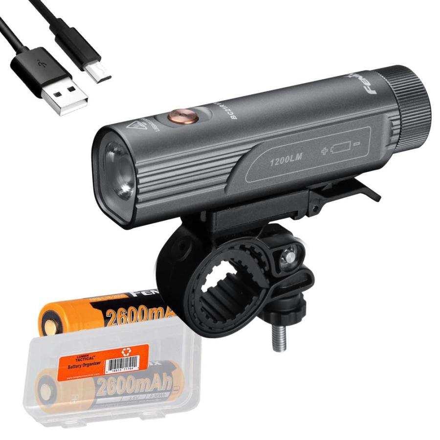 Fenix BC21R v3.0 Bike Light Dual Battery Bundle 1200 Lumens USBC