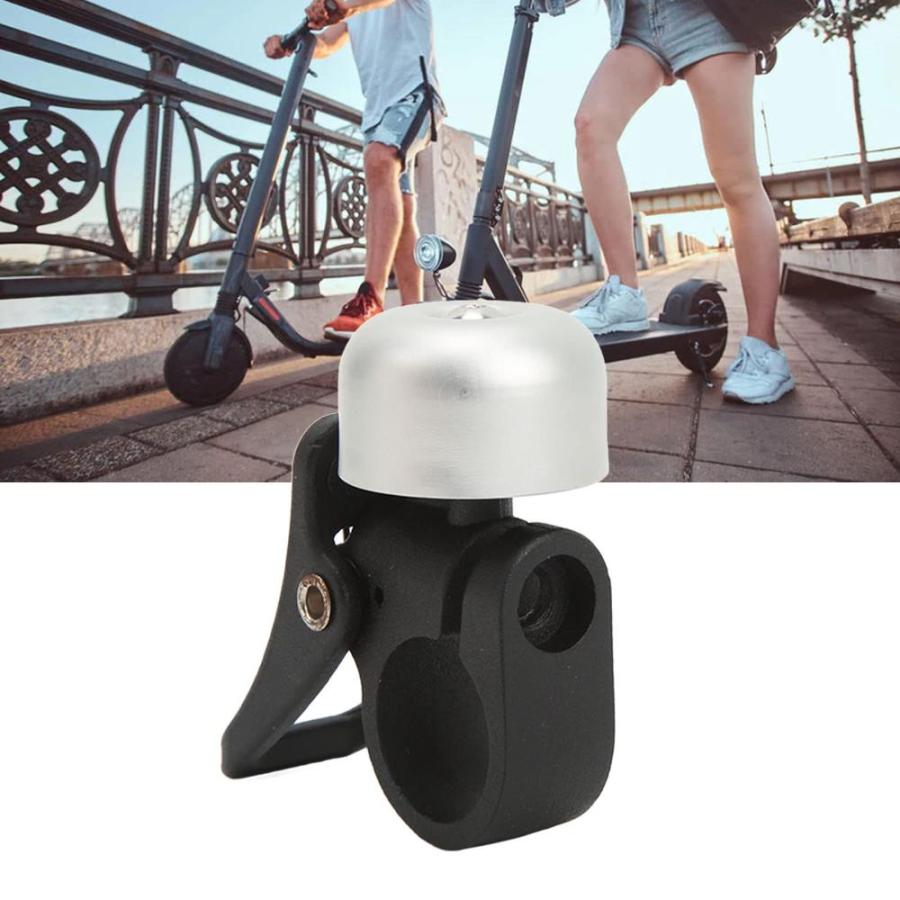 最大10%OFFクーポン Dilwe Electric Scooter Bell Aluminum Alloy Scooter Handlebar Bell Horn with