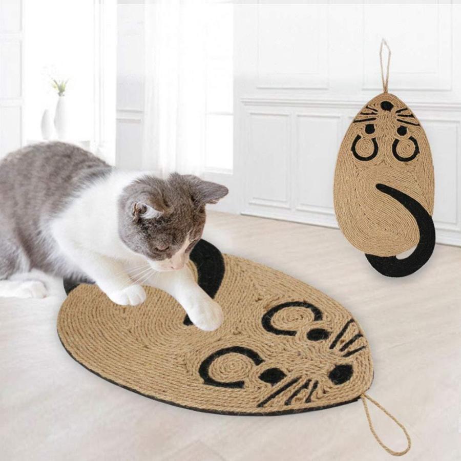 Cat Scratching Pad Funny Mouse Shape Scratch Pad NonSlip Cat Floor