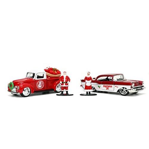 ネットお得セール Holiday Rides 132 1941 Ford Pickup & 1957 Chevy BelAir Diecast Car with 1.6