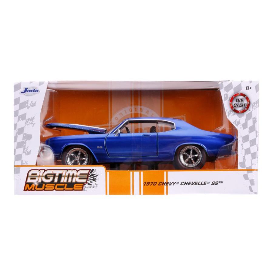 販売カスタムオーダー JADA TOYS ミニカー 1/24サイズ 1970 Chevy Chevelle SS Candy Blue