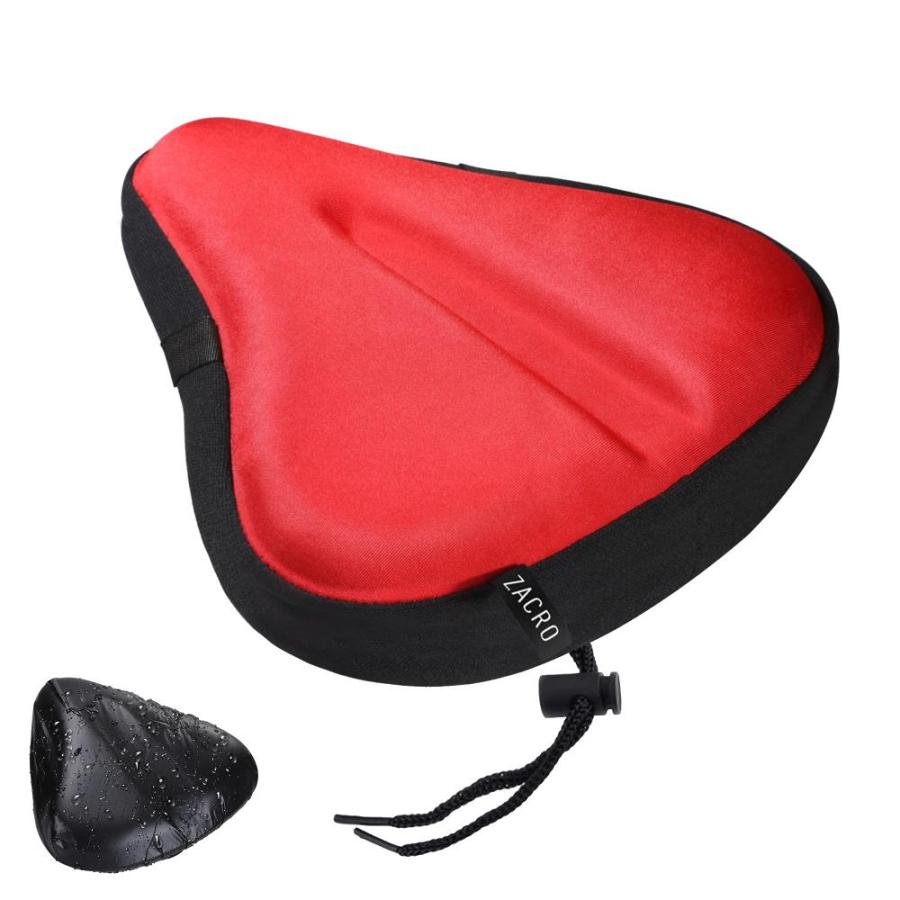 Zacro Bike Seat Cover Big Size Gel Padded Wide Cushion for Bike Saddle Adju YS0000046838457764