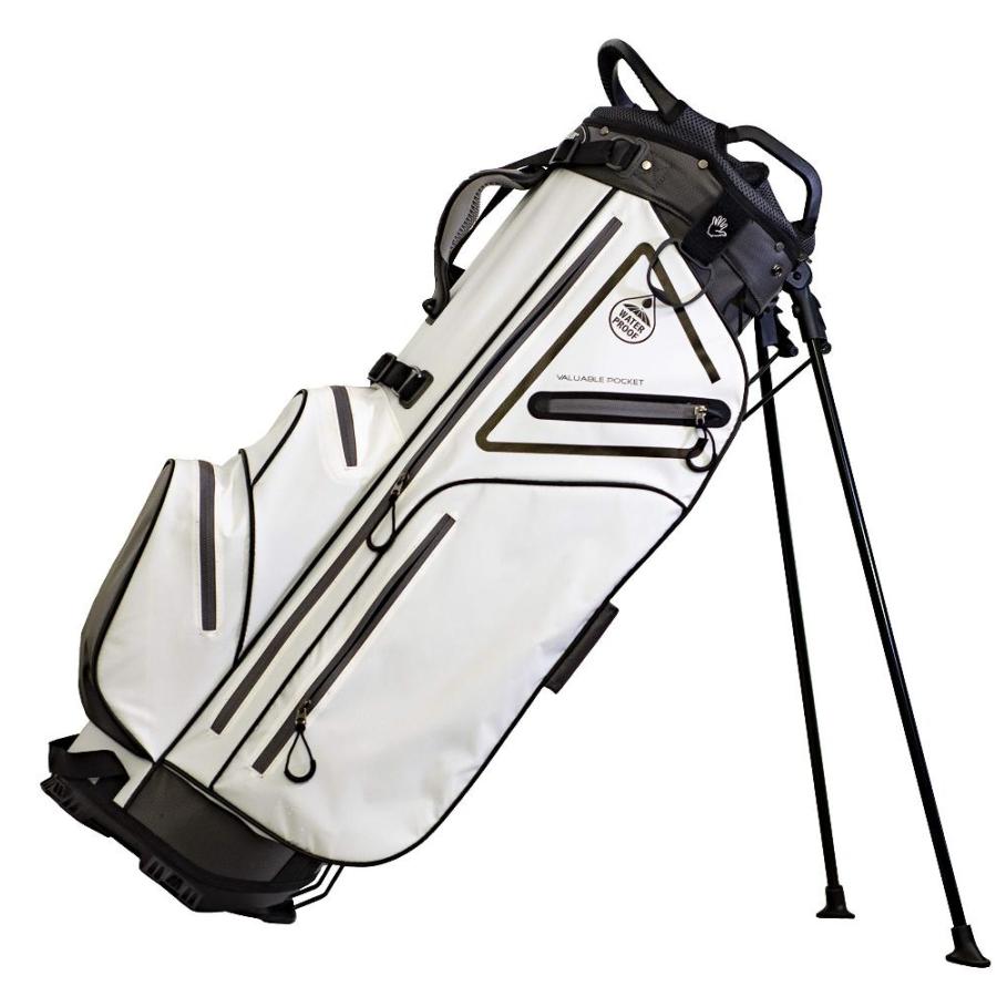 Club Champ Waterproof Stand Golf Bag White/Black JR989