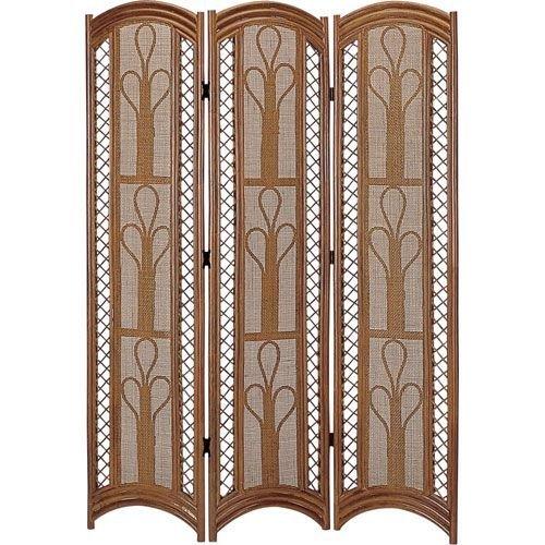 籐スクリーン 3連 籐家具 籐 ラタン家具 ラタン 衝立 和風 スクリーン