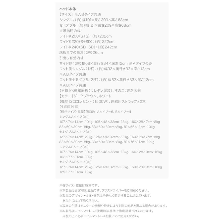 【最終値下げ】 連結ファミリー収納ベッド Weitblick ヴァイトブリック ポケットコイルマットレス レギュラー付き シングル 【QG2109856519】(74890円)