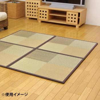 送料無料　置き畳 ユニット畳 『ニール』 ブラウン 82×82×1.7cm(9枚1セット) 軽量タイプ 8629640（同梱・代引不可）