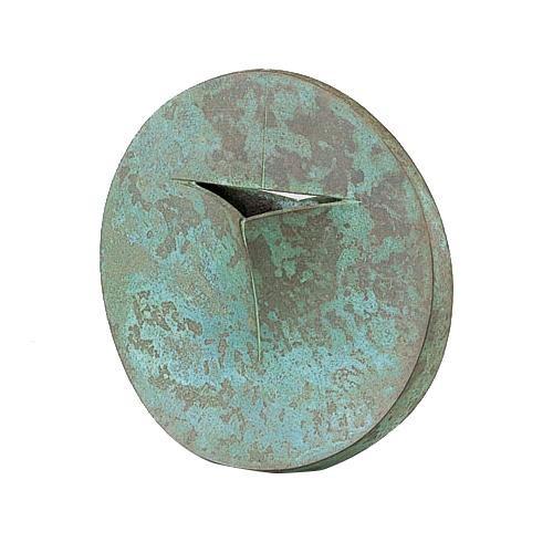 送料無料　高岡銅器 銅製花瓶　馬場忠寛作　核(かく)　100-01