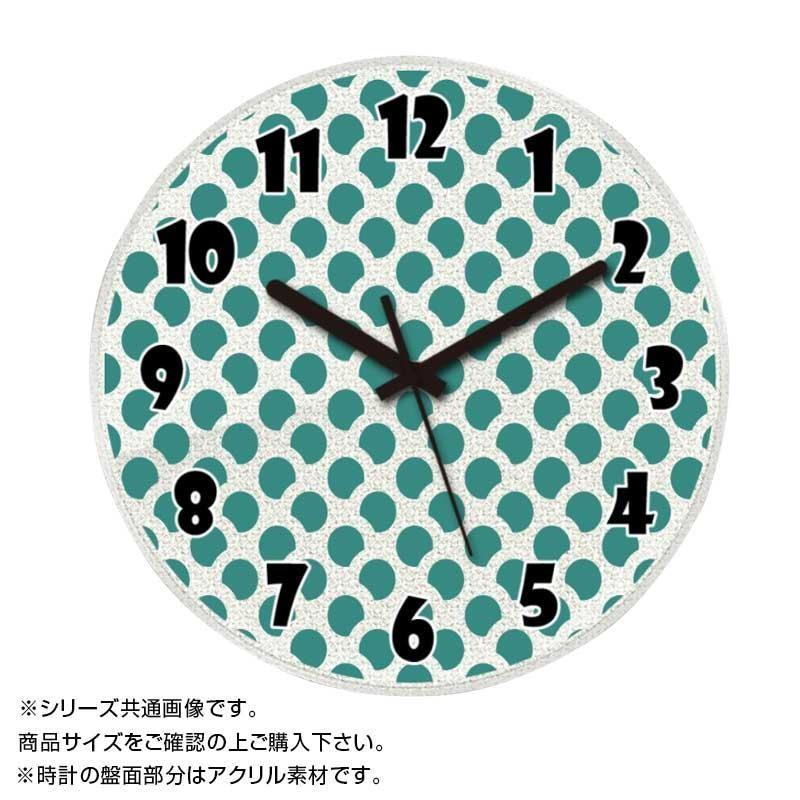 Myclo マイクロ 家具 インテリア通販アットカグ Com1019 同梱 代引不可 Ab アクリル素材 クリア インテリア 時計 和柄デザイン 緑 グリーン 壁掛け時計 送料無料 丸型 30cm