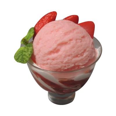 送料無料　日本職人が作る 食品サンプル　ミ二パフェ　(いちご)　IP-160