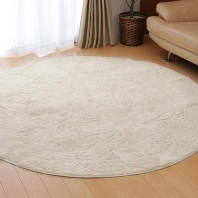 ラグ ラグマット カーペット おしゃれ 北欧 安い 絨毯 円形ラグ ファーラグ フェイク ムートン 厚手 床暖房 185 3畳 アイボリ Abt 6337 家具 インテリア通販アットカグ 通販 Yahoo ショッピング