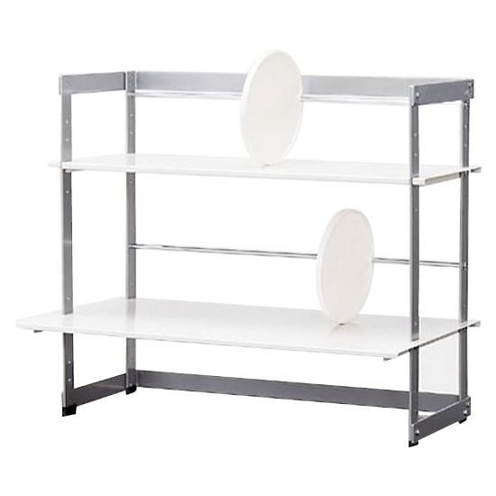 早割クーポン 本棚 収納 机上 卓上 台 収納棚 机上台 机上ラック パソコン キーボード収納 2段 卓上ラック 大流行中 Studiostodulky Cz