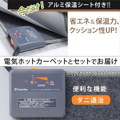 ホットカーペット ＆ カバー 1畳 100×190 ラグ カーペット マット 