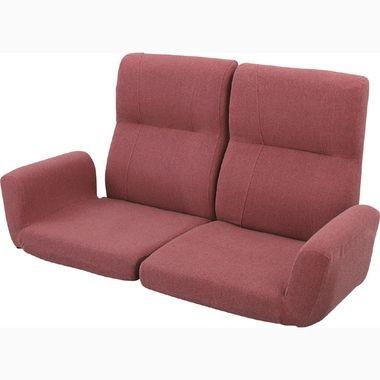 ソファー 3人掛け レザー ローソファ コーナーソファ 【レッド】 ソファー 3人掛け レザー ローソファ コーナーソファ 【レッド