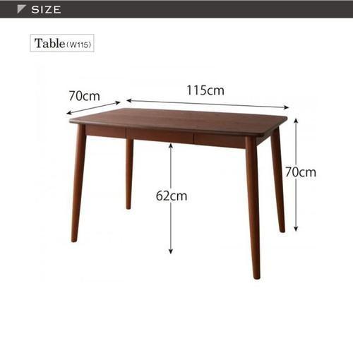 【タイムセール】 ダイニングテーブル おしゃれ 安い 北欧 食卓 テーブル 単品 モダン 会議 事務所 ( 机 幅115×70 ) 2人用 4人用 コンパクト 小さめ 引き出し 収納 クール 【4060896354】(21214円)