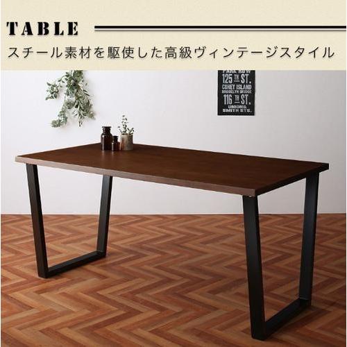 ダイニングテーブル おしゃれ 安い 北欧 食卓 テーブル 単品 モダン 会議 事務所 ( 机 幅150×80 ) 4人用 5人用 ウォールナット 西海岸 ヴィンテージ レトロ_3