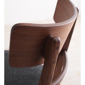 ダイニングチェア 2脚 椅子 おしゃれ 傷防止 ウォールナット 座面高41