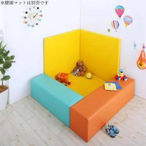 プレイ マット ベビー 厚手 クッション フロア 子供 赤ちゃん おしゃれ 防音 極厚 5点 マット2枚+椅子3枚150×150)