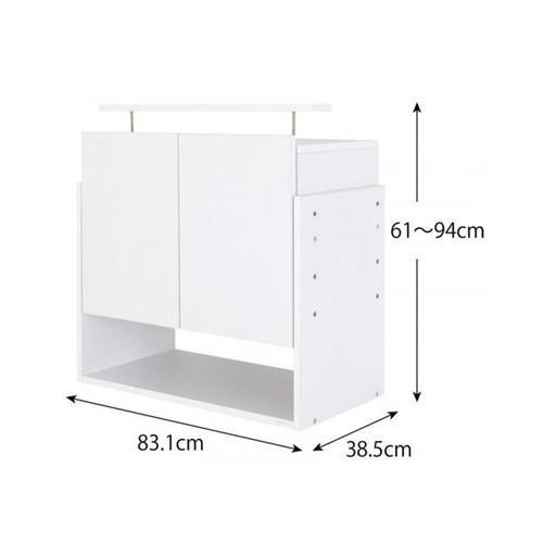 新版 上置き 上置き棚 上置き収納 ラック 棚 食器棚 キッチン ランドリー 洗面所 突っ張り 耐震 転倒防止 上置 高さ61 94 奥行39 安い Www Kslcity Com My