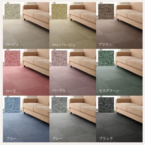 21新作 タイルカーペット おしゃれ 安い セット 子供 ペット 犬 防音 40 40 ラグ ダイニングラグ 同色40枚 パネル 4畳半 オレンジ 洗える 厚手 滑り止め 新品即決 Munipacaran Gob Pe