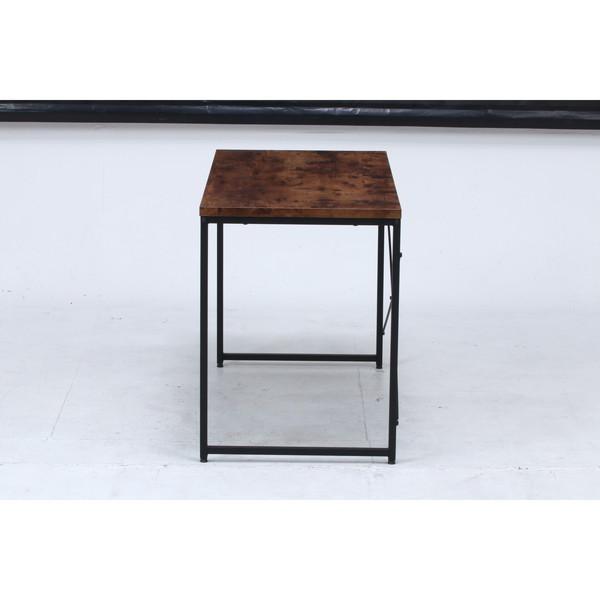 【幅120㎝】パソコンデスク オフィスデスク PCデスク 北欧【ダークブラウン】 パソコンデスク 勉強机 PCデスク おしゃれ 安い 北欧 シンプル