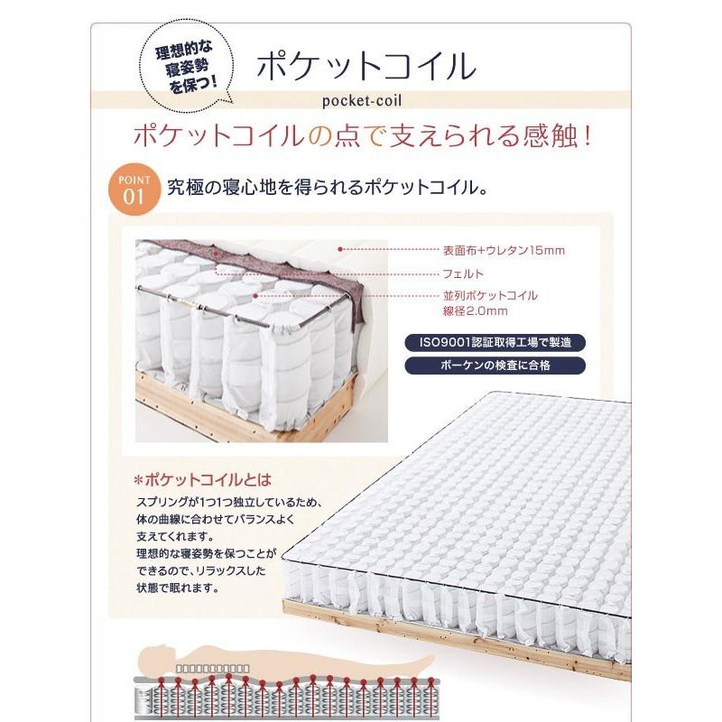 連結ベッド クイーン 2台 セット 2人 3人 家族 つなげる 分割 ファミリー 脚付き マットレスベッド パッドシーツ付 ロー 低い 北欧 おしゃれ アンティーク_11